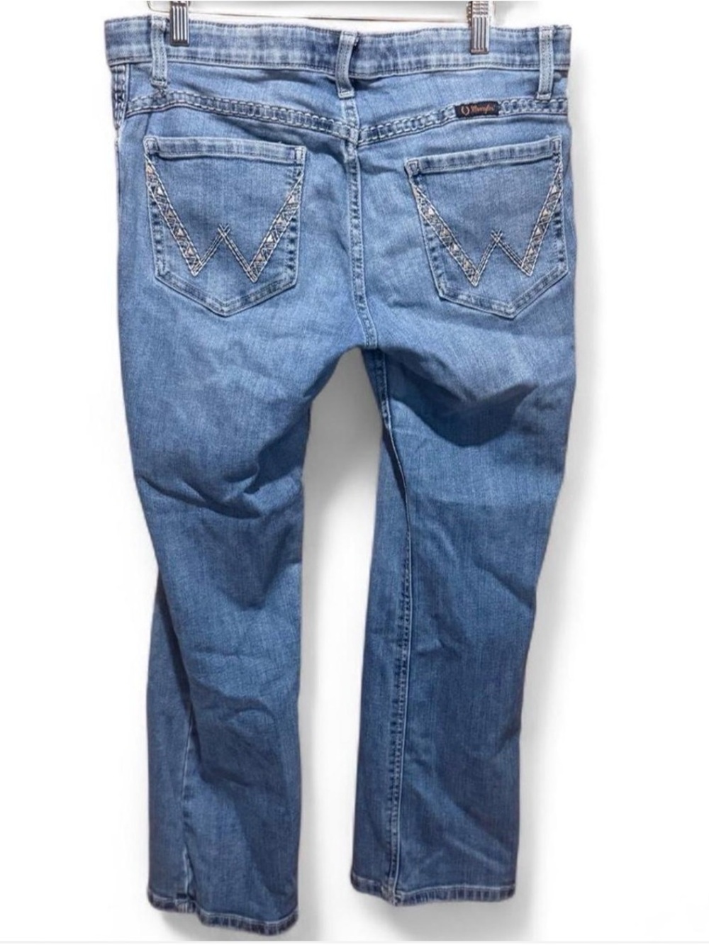 Wrangler Shiloh Bootcut Riding Jeans Low Rise Contrast Stitching Western 30 Y2K